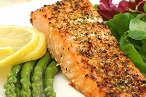 Grilled Salmon and Asparagus